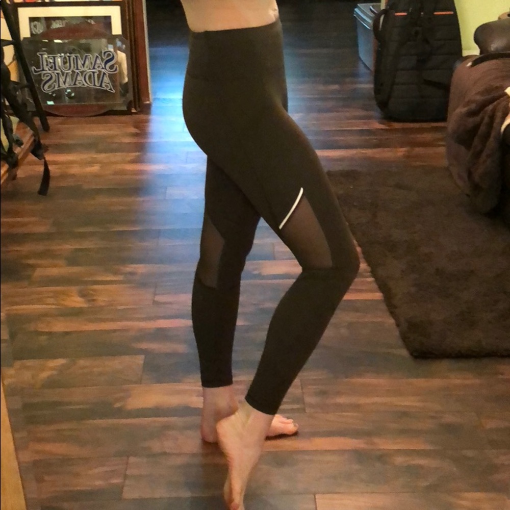 Lululemon leggings. Size 2. Mesh  leg. Compression